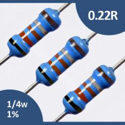 resistor 0,22 ohm